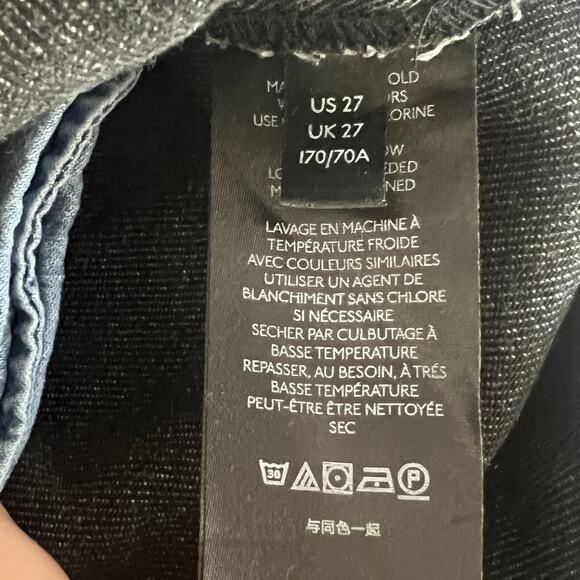 Free People Mini Skirt Women's Size US 27 (4) East Of Eden Denim Washed Black - Picture 4 of 8